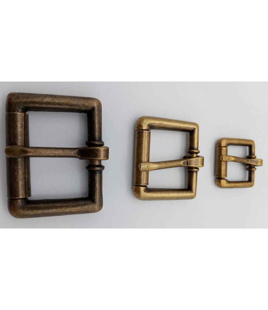 Boucle simple rouleau bronze