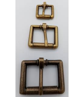 Boucle simple rouleau bronze - zoom