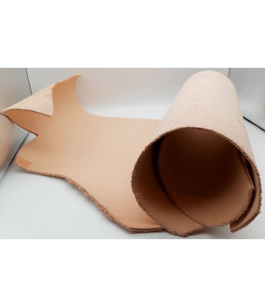 Collet de cuir double épais - ouvert