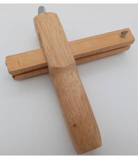 Outil travail du cuir - Coupe lanière en bois