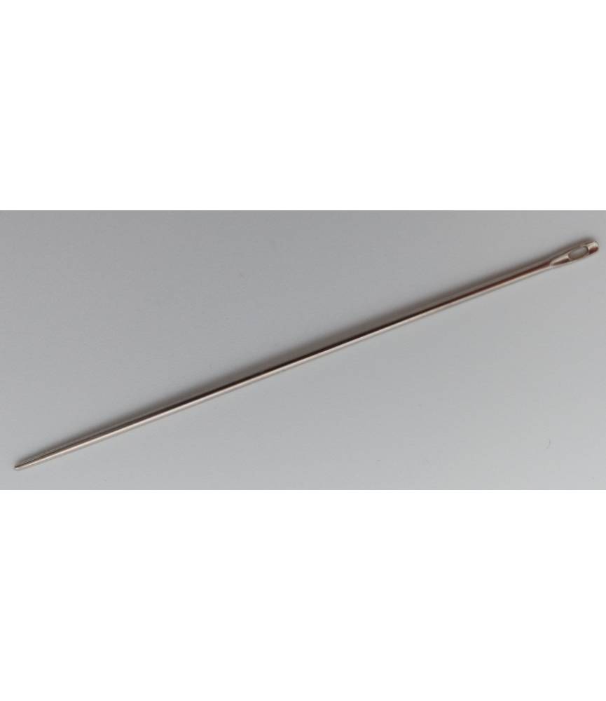 Outil travail du cuir - Aiguille droite sellier ronde