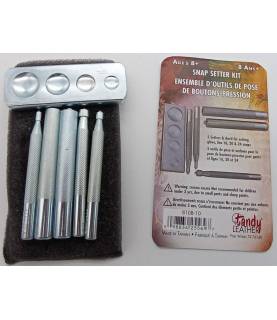 Outil travail du cuir - pose de boutons-pression