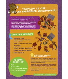 Présentation du kit créatif travail du cuir Lixonnette