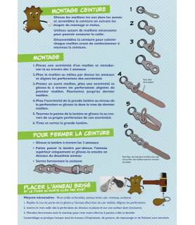 Folder arrière kit créatif travail du cuir, kit boléro