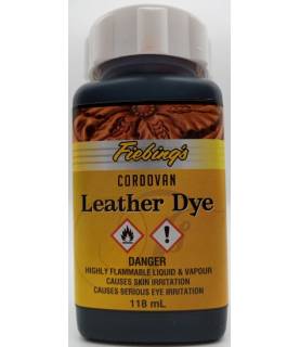 Fiebings Leather Dye Black 4oz 