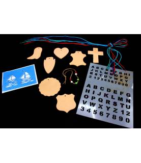 Contenu du kit créatif travail du cuir lixonette