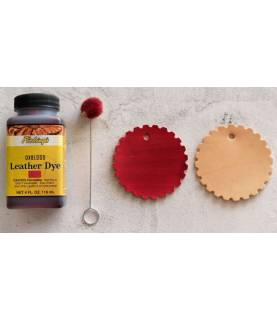 Fiebing's leather dye "sang...