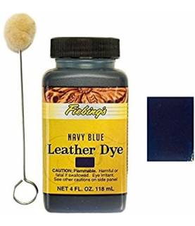 Fiebing's leather dye bleu...