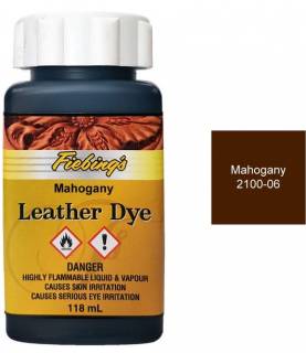 Fiebing's leather dye acajou