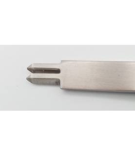 Outil travail du cuir - griffe diamant 2 dents PRO - zoom