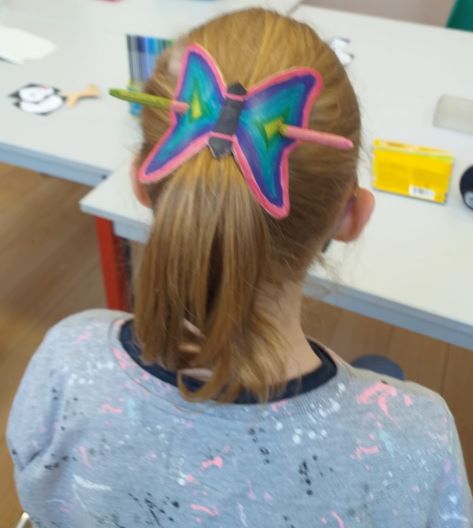 épingle à cheveux colorée enfant